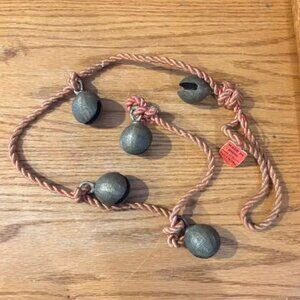 Vintage/Antique Bells of Sarna (India), 5 on Corded Rope